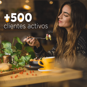 +500 clientes activos que confían en nuestros productos